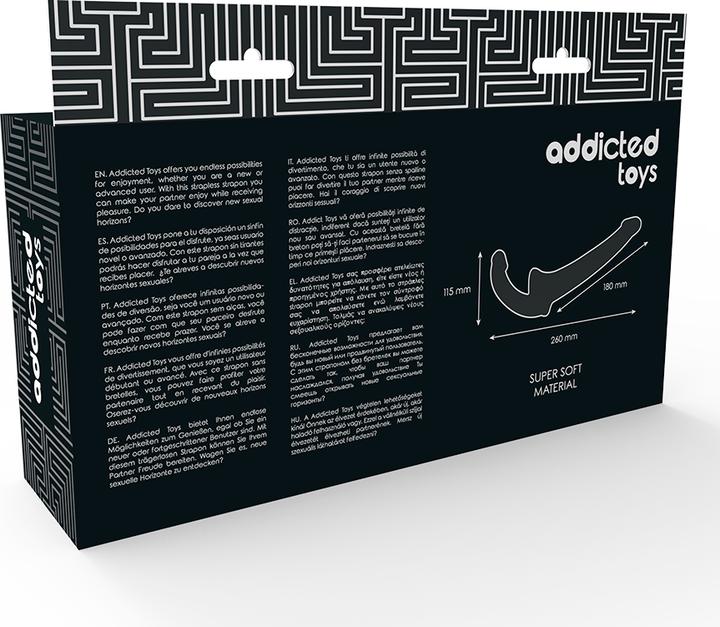 Actual product image Addicted toys Dildo With Rna S Without Interruption Black