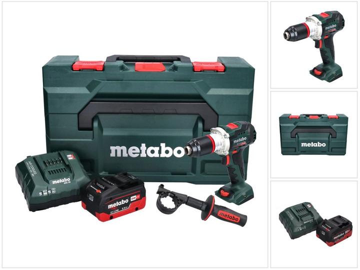 Actual product image Metabo BS 18 LTX BL I cordless drill driver 18 V 130 Nm + 1x battery 5.5 Ah + charger + metaBOX (Rechargeable battery operated)