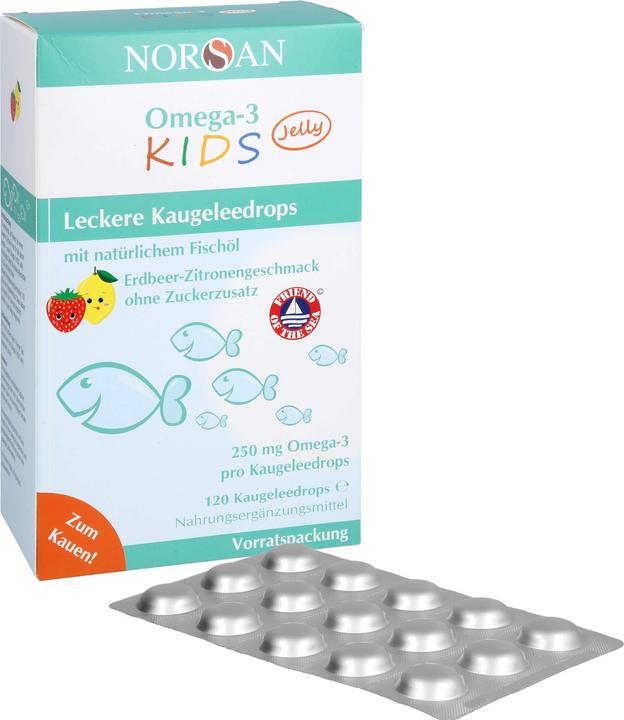 Actual product image Norsan Omega-3 Kids (1 Piece, Sweet, 254 g)