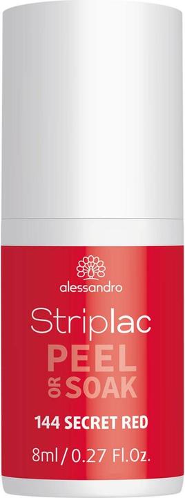 Produktbild Alessandro Striplac Peel or Soak - Secret Red (Secret Red, Abziehbarer Nagellack)