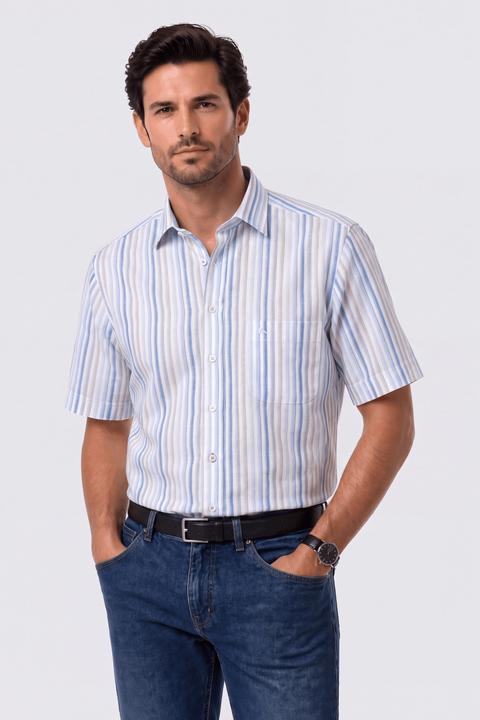 Immagine prodotto Kauf "Bari Kent Kurzarm regular fit mit Kontrast mit Leinen" (M)