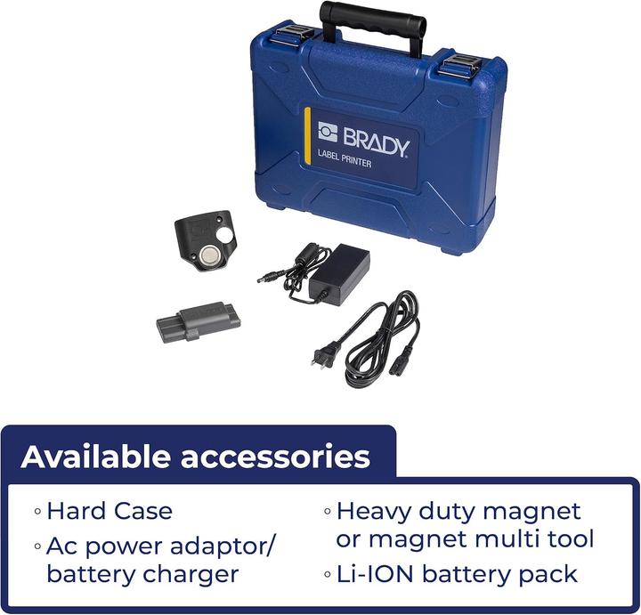 Immagine prodotto Brady Stampante per etichette M210-LAB, imballaggi in cartone, dispositivo di etichettatura mobile