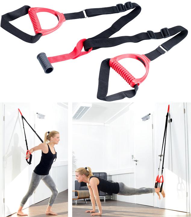Pearl Suspension-Schlingentrainer mit Türanker für Ganzkörpertraining