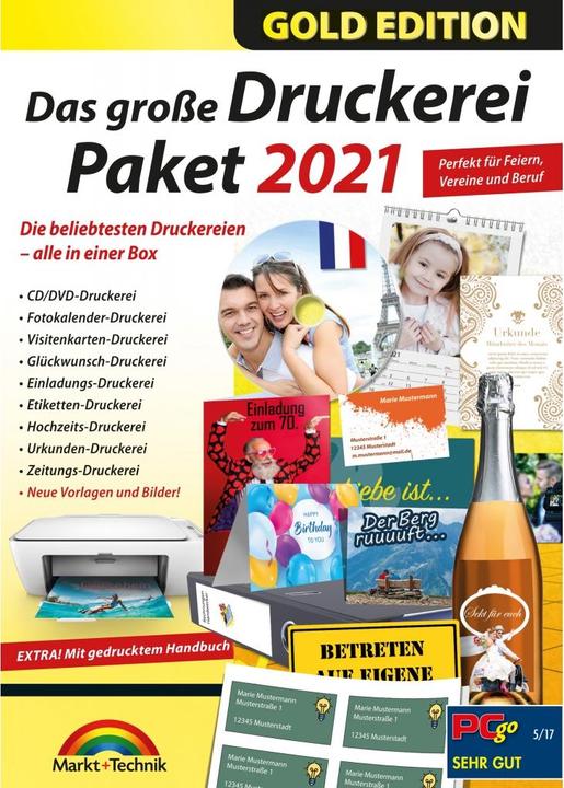 Actual product image Das grosse Druckerei Paket Gold Edition (1 User, 1 Devices/Users, unlimited)