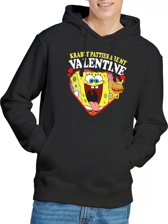 Produktbild Spongebob Squarepants Krabby Patties Are My Valentine Kapuzenpullover (M)