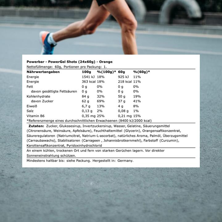 Produktbild Powerbar PowerGel Shots (Orange, 24 Stk., 1440 g)