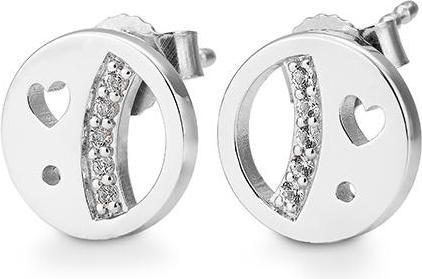 Image du produit Breuning Boucles D'Oreilles - E.Safir Blanc (585, Or)