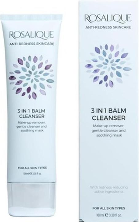 Actual product image Rosalique Cleansing balm for sensitive skin (3 in 1 Balm Cleanser) 100 ml (Cleansing Balms, 100 ml)