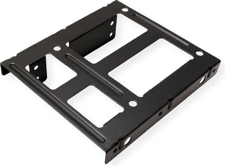 Roline Adaptateur de montage HDD/SSD, cadre 3,5" pour 2x HDD/SSD 2,5", métal, noir