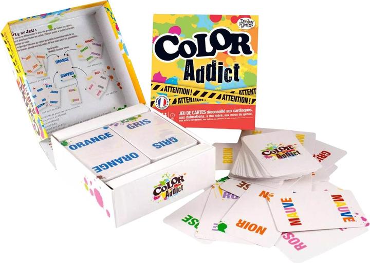 Immagine prodotto AGM Gioco di carte Color Addict (Francese, 2 - 6 Giocatori)