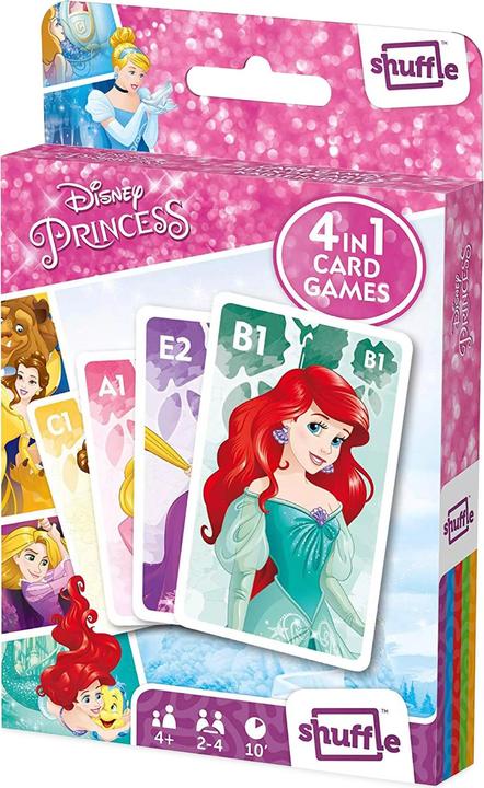Immagine prodotto AGM Gioco di carte Disney Princess - 4 in 1 (Multilingue)