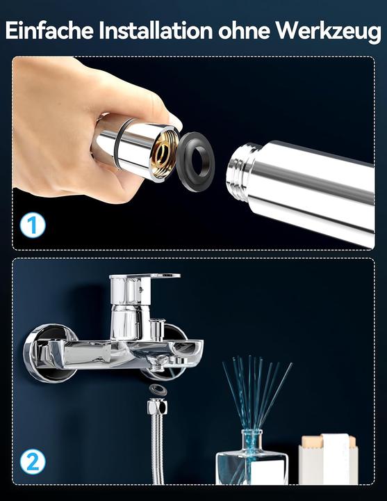 Produktbild Magichome Duschkopf mit Filter (5 Strahlarten)