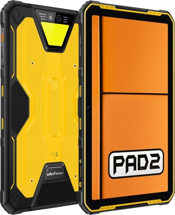 Actual product image Ulefone Tablet Armor Pad 2 8/256 black-yellow (4G, 11", 256 GB, Black, Yellow, Geltona, Juoda)