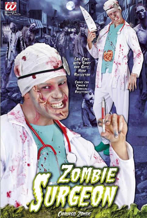 Actual product image Widmann Zombie Doctor Smock, Shirt (XL)