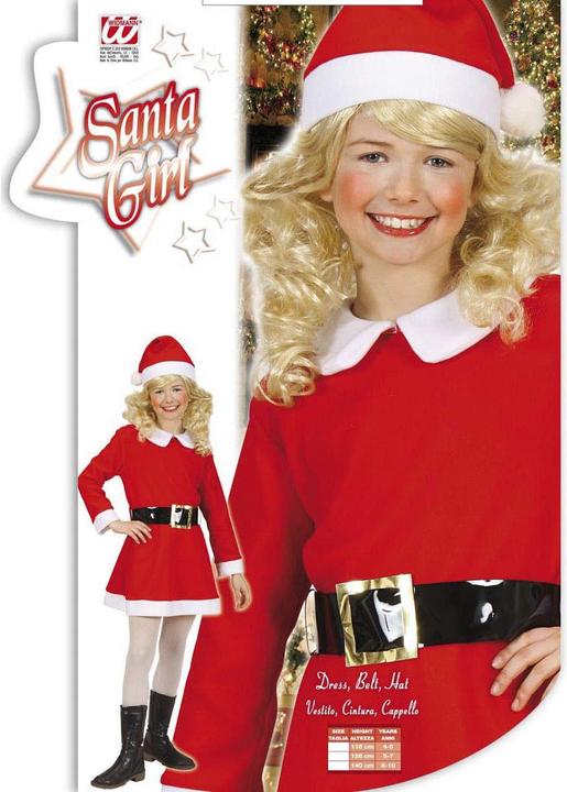 Image du produit Widmann Costume Santa Girl 128cm (128)