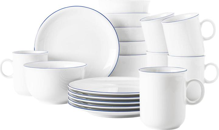 Actual product image Seltmann Compact Blaurand Frühstücks-Set (18 pcs.)