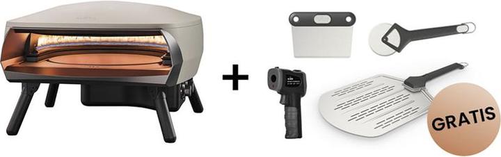 Actual product image Pizzaofen Etna Rotante matt creme (Pizza oven gas)