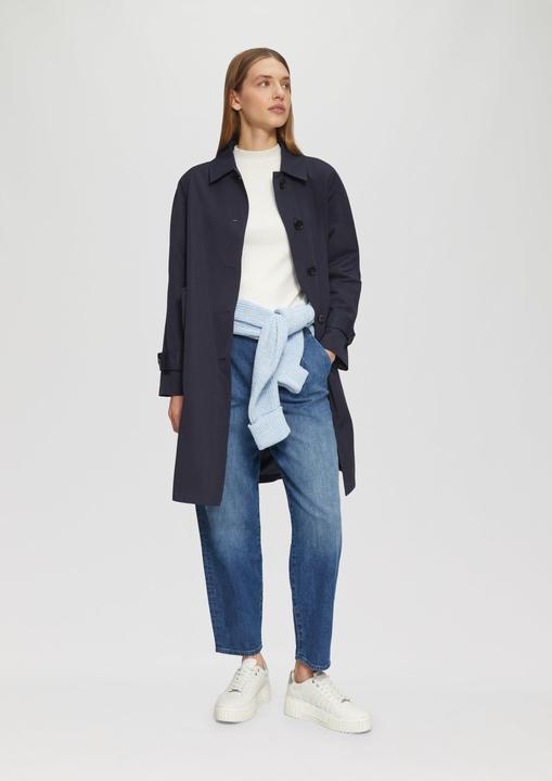 Image du produit S.Oliver Outdoor-Mantel Carcoat mit Rückenschlitz und Riegeldetail am Ärmel