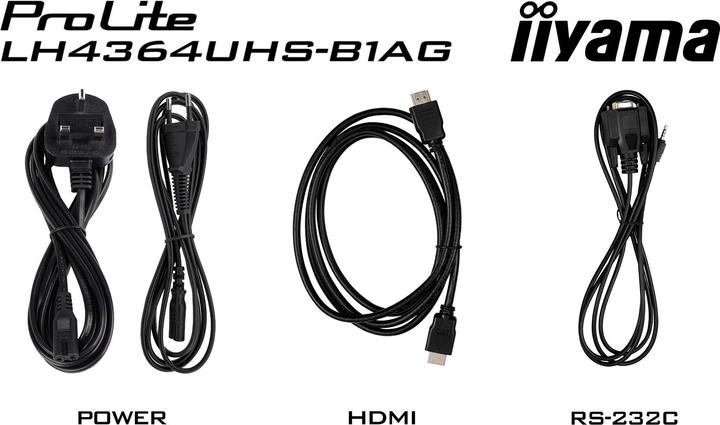 Image du produit iiyama Dis Public 43 LH4364UHS-B1AG UHD (3840 x 2160 pixels, 43")