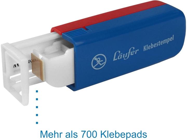 Actual product image Läufer Adhesive stamp 1 piece, blue, red, white