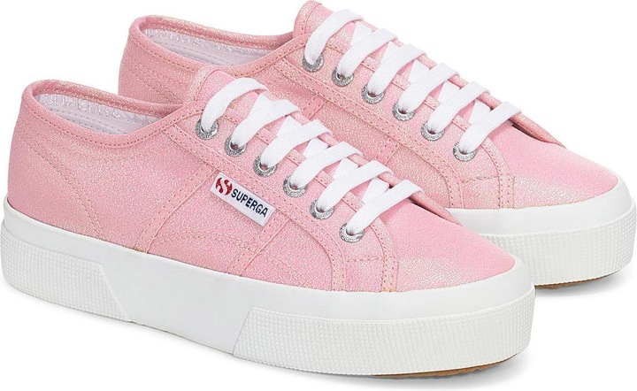 Actual product image Superga Womens/Ladies 2740 Lame Platform Trainers (39.5)