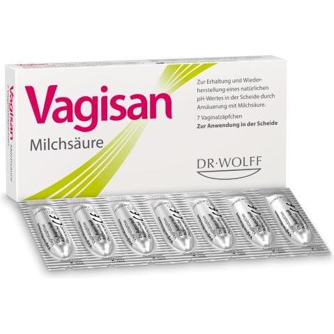 Vagisan, Intimpflege, Milchsäure Zäpfchen (Vaginalzäpfchen)