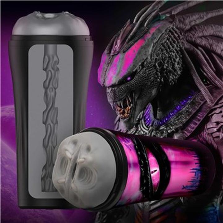 Actual product image Creature Cocks Predator - Creature Stroker - Grey