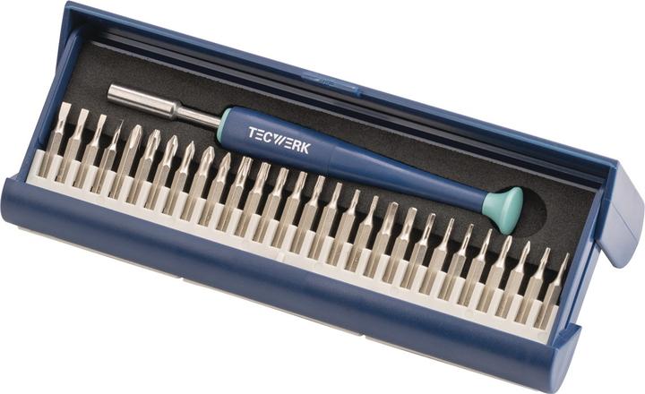 Actual product image Tecwerk Feinmechanikerbitset (Allen screw, Screw slot)