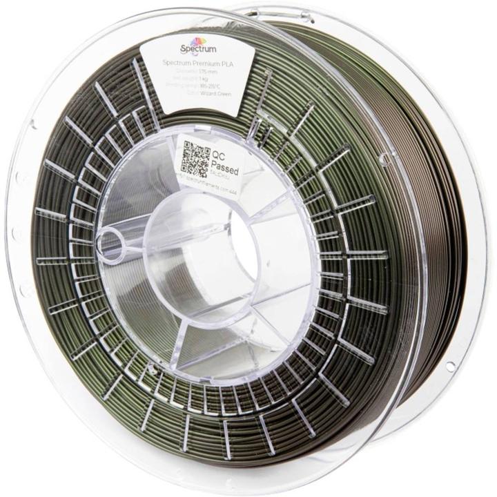 Produktbild Filament Premium PLA Wizard Green 1.0kg 1.75mm (PLA, 1.75 mm, 1000 g, Grün)