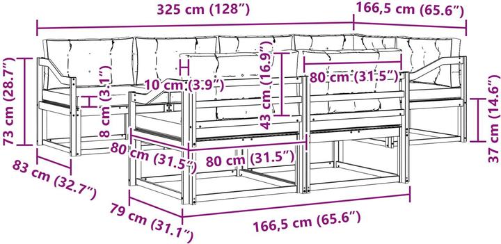 Produktbild vidaXL Gartenmöbel