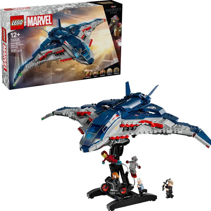 Actual product image LEGO Avengers: Age of Ultron Quinjet (76325, LEGO Marvel)
