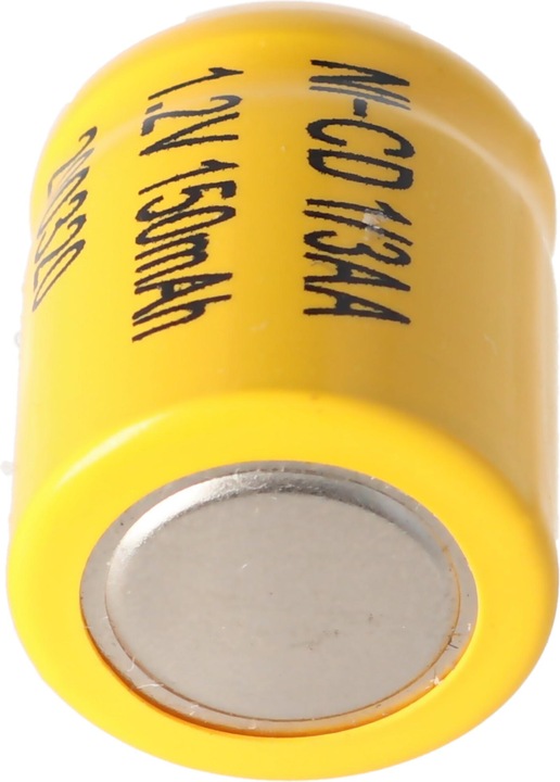 Actual product image Sanyo Battery N-110AA Battery NiCd 1/3 AA Mignon without solder tag 150mAh (1 pcs., AA, 150 mAh)