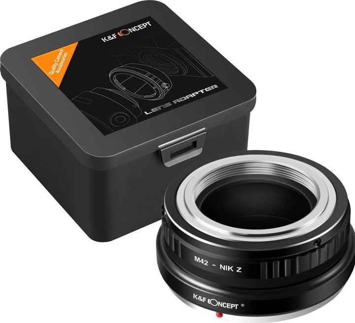Produktbild K&F Concept High Precision lens adapter, matte paint, orange, FD-M4/3 IV PRO