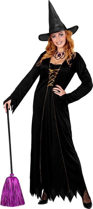 Produktbild Widmann Violetter Lametta Hexenbesen 92 cm