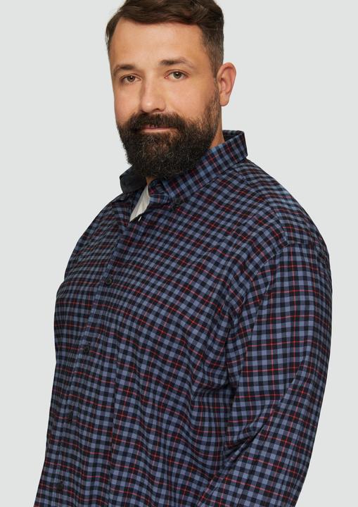 Immagine prodotto s.Oliver Hemd Kariertes Hemd aus Baumwollstretch (5XL)