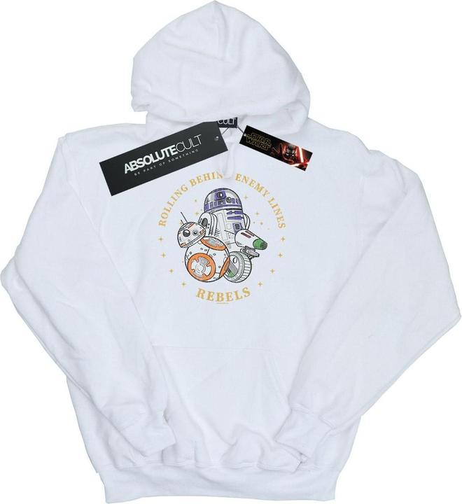 Immagine prodotto Star Wars The Rise Of Skywalker Rolling Behind Enemy Lines Felpa con Cappuccio Ragazzi (152, 158)