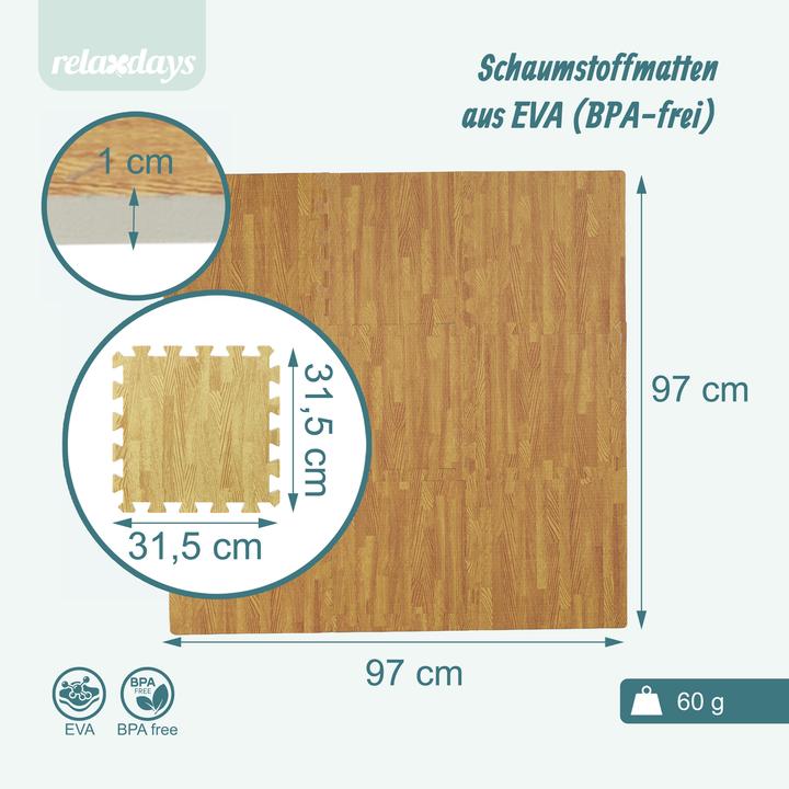 Produktbild Relaxdays Bodenschutzmatte (1 cm)