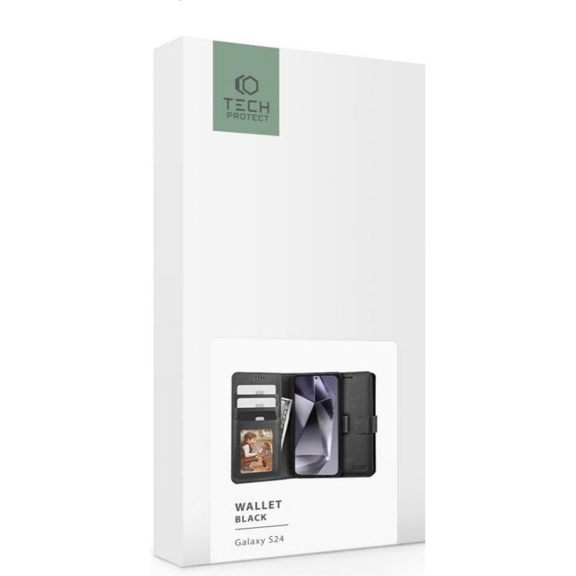 Thumbnail - Tech-Protect Wallet case black (Samsung Galaxy S24), Smartphone Hülle, Schwarz