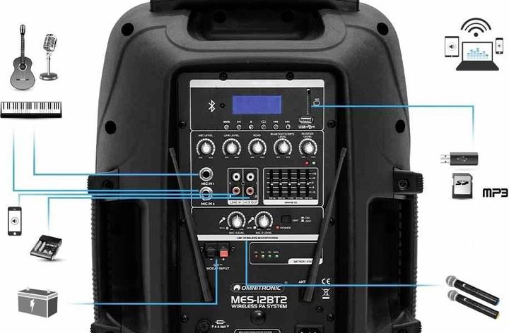 Image du produit Omnitronic Haut-parleur mobile 30.48
