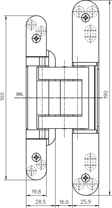 Actual product image Simonswerk Object tapes TECTUS TE 380 3D