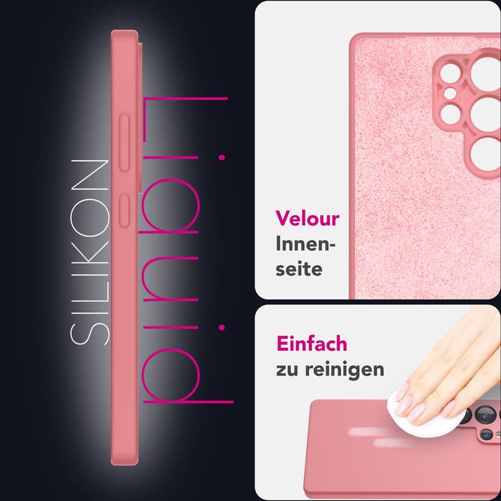 Produktbild Nalia Phoenix - Abwischbare Flüssigsilikon Hülle - Easy Clean Liquid Silicone Cover (Samsung Galaxy S25 Ultra)