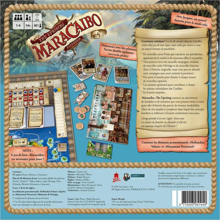 Immagine prodotto Super Meeple Maracaibo La Rivolta f (Francese)