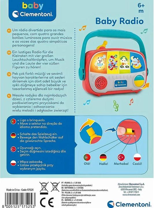 Produktbild Clementoni Sprechendes Babyradio