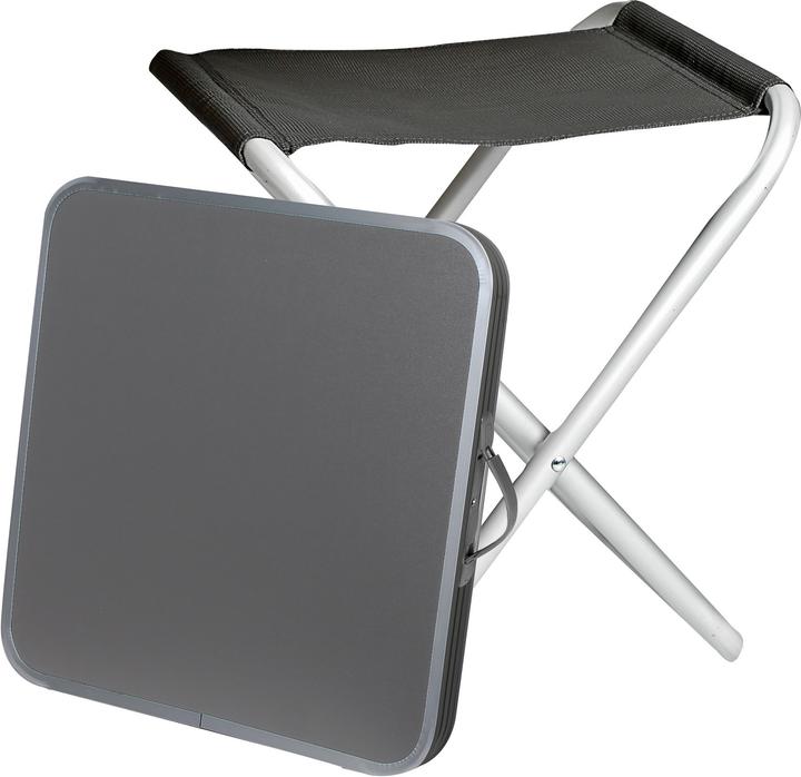 Brunner Hoggy Set Tischplatte & Aluminiumhocker