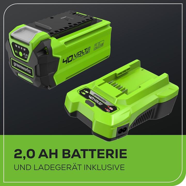 Actual product image Greenworks Battery-powered pole pruner G40PSFK2 (Battery chain saw)