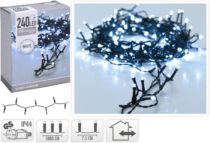 Actual product image Mondex ŁAŃCUCH LED 240L Baltas 18M (21 m)