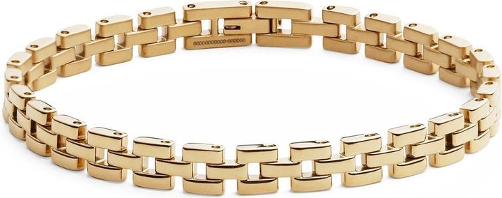 Immagine prodotto Daniel Wellington - Fashion gold-plated steel bracelet 3-Link DW0040098 - Length: 16.5 cm (16.50 cm, Acciaio)