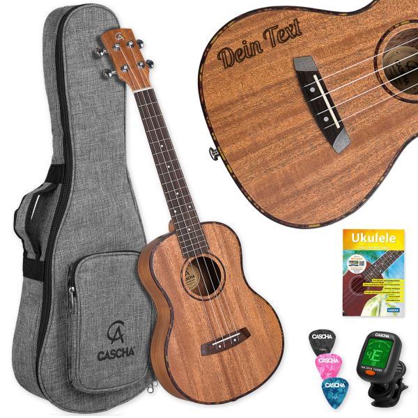 Produktbild Cascha Ukulele HH-2049 Tenor Ukulele mit personalisierter Gravur (Tenor)