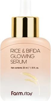 Farm Stay FARMSTAY Rice & Bifida Glowing Serum rozświetlające serum z fermentami i Ryżem 35ml (35 ml)