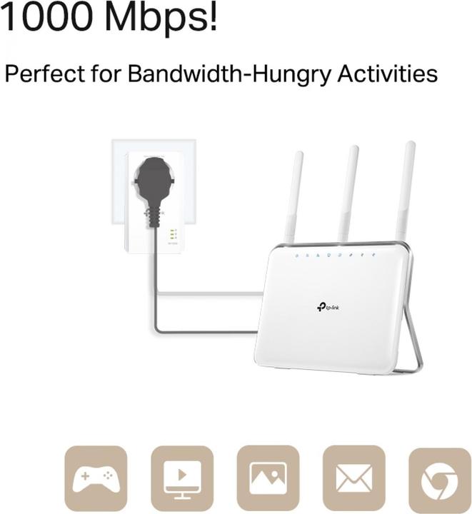 Produktbild TP-Link TL-PA7017P Kit (1000 Mbit/s)
